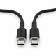 Кабель Veron CC07 USB-C – USB-C 100W PD 2 м Силіконовий Чорний - зображення 1