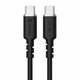 Кабель Veron CC07 USB-C – USB-C 100W PD 2 м Силіконовий Чорний - зображення 4