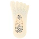 Носки для йоги бежевые с закрытыми пальцами нескользящие SP-Sport Yoga Socks 8954 размер 36-41 Beige - изображение 5