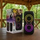 Портативная Bluetooth колонка 40Вт с микрофоном, ECHO, USB, AUX, TF-card, аккумулятором 1800 мАч Черная (5Z4Z-TB) - изображение 2