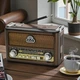 Портативное радио Golon с Bluetooth USB SD FM AM SW LED фонарем и двумя фонариками, коричневый (78ОTB-XR) - изображение 2