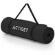 Коврик спортивный Actiget NBR 183 x 61 x 1.5 см для йоги и фитнеса ACT0016 Black - изображение 4