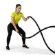 Канат тренировочный Actiget Battle Rope 9 м для кроссфита ACT0015 Black - изображение 4