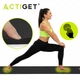 Коврик спортивный Actiget NBR 183 x 61 x 1 cм для йоги и фитнеса ACT0020 Black - изображение 4