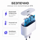 Комплект швидкої зарядки для Apple iPhone, мережевий адаптер 20W з роз'ємом USB-C (Type-C) та кабель зарядки USB-C to Lightning A2347 - зображення 6