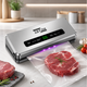 Вакууматор ZepLine 200 Вт для продуктов, LED-подсветка, с набором пакетов и шлангом - изображение 2