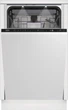 Посудомоечная машина Beko встраиваемая, 11компл., a+++, 45см, дисплей, белый bdis38040a - изображение 1