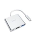 USB-хаб HOCO HB14 Easy use Type-C adapter(Type-C to USB3.0+HDMI+PD) Silver - изображение 2