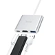 USB-хаб HOCO HB14 Easy use Type-C adapter(Type-C to USB3.0+HDMI+PD) Silver - изображение 6