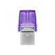 Флеш-накопичувач Kingston USB 3.2 DT microDuo 3C 64GB (Type-A/Type-C) (200Mb/s) - зображення 1