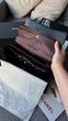 Жіноча сумка під Chanel Classic Double Flap 26*16 см чорна зі срібною фурнітурою - изображение 7