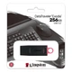 Флеш-накопичувач Kingston USB 3.2 DT Exodia 256GB Black/Pink - зображення 2