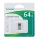 Флеш-накопичувач Apacer USB 2.0 AH111 64GB Crystal - изображение 2