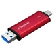 Портативний SSD Kingston Dual USB-A/C 1TB Dual Portable 1050MB/s USB 3.2 Gen 2 Red/Black - изображение 6