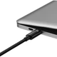 Кабель Baseus Tungsten Gold Fast Charging Data Cable Type-C to Type-C 240W 2m Black - изображение 6