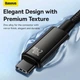 Кабель Baseus Tungsten Gold Fast Charging Data Cable Type-C to Type-C 240W 2m Black - изображение 10