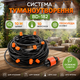 Система туманообразования 10м с 10 форсунками для охлаждения беседки, террасы, сада, теплицы автоматического полива в беседке - изображение 1