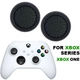 Силиконовые накладки на аналоговые стики для геймпада Xbox Series X / S черные 2 шт - изображение 2