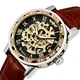 Жіночий механічний годинник Winner Naturale Skeleton Leather - изображение 1
