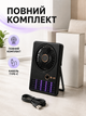 Вентилятор портативный настольный 2в1 черный с ловушкой для комаров, LED-дисплеем, аккумулятором 3000 mAh и Type-C (49675985) - изображение 8