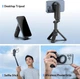 Селфі-монопод Ulanzi JJ03 3-in-1 Magnetic Phone Tripod with Remote Control Black (T090) - зображення 11