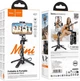 Селфі-трипод Hoco K27 Magic portable mini live broadcast stand 150 см Black (6942007654067) - зображення 6