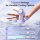 Портативный ручной вентилятор Baseus GoTrip DT1 Mini Turbine Handheld Fan Nebula 1200mAh голубой (C0119000) - изображение 4