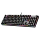 Ігрова клавіатура MEETION MK009Pro, Wired Mechanical keyboard red switch (ukrainian version) black - зображення 4