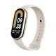 Ремешок Metall-Silicone с металлическим креплением для Xiaomi Mi Band 8/8 NFC, Mi Band 9, Mi Band 10 Original Design Resting White - изображение 1
