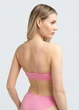 Бесшовный топ в рубчик на тонких бретелях Giulia CAMI TOP RIB L/XL Pink-rosa, женский из микрофибры, повседневный - изображение 3
