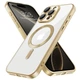 Чохол Fiji Chrome для Apple iPhone 16 Pro з MagSafe та захистом камер матовий Light Gold - зображення 1