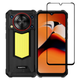 Защитное стекло LUX для Oukitel WP53 / WP53 Pro / WP53s полная проклейка черный - изображение 1