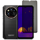 Защитное стекло Fiji Privacy для Oukitel WP55 / WP55 Pro / WP55 Ultra / WP55s антишпион Anti-peeping полная проклейка черный - изображение 1