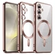 Чехол Fiji Chrome для Samsung Galaxy S25 (S931) с MagSafe и защитой камер Rose Gold - изображение 1