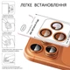 Защитное стекло на камеру Fiji Metal Lens для Apple iPhone 17 Pro для линз с металлической рамкой Orange - изображение 3