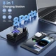 Зарядна станція 60W на 8 портів (USB + Type-C) , мультипортативний USB-хаб із цифровим LCD-дисплеєм, розумним розподілом струму - Уцінка - зображення 6