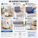 Портативний кондиціонер MFG-201 з пультом для до 35 м² кімнат, мобільний охолоджувач повітря з 4 акумуляторами, компактний мобільний кондиціонер для дому та офісу, охолоджувач повітря для спальні та вітальні мобільний - изображение 3