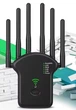 Двоканальний Ретранслятор підсилювач бустер сигналу Репітер WIFI Kerui U13 1200Mb/s точка доступу маршрутизатор 2.4G 5Ггц повторювач Wi-Fi мережі Розширення покриття бездротового інтернет 220В подовжувач wi fi двохдіапазоний вайфаю Black - зображення 4