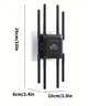 Ретранслятор підсилювач бустер сигналу Репітер WIFI Kerui U18 300Mb/s точка доступу маршрутизатор 2.4G повторювач Wi-Fi мережі Розширення покриття бездротового інтернет 220В подовжувач wi fi вайфаю Black - зображення 3