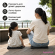 Складываемый туристический коврик XPE 38×27 см, водостойкий, для кемпинга, пикника, рыбалки и походов. Черный цвет - изображение 6