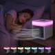 Охлаждающий мини-кондиционер с увлажнителем Настольный 3в1 с LED-подсветкой - зображення 4