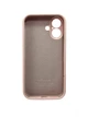 Чохол для iPhone 16 силіконовий Soft-touch Silicone Case Full Size with Frame (AA) Pink Sand - зображення 2