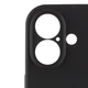 Чохол для iPhone 16 силіконовий Soft-touch Silicone Case Full Size with Frame (AA) Black - зображення 4