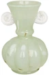 Ваза из нефритового стекла ручной работы с ручками Nephrite Luxe Midi, 21 см - изображение 1
