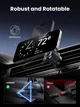 Автомобильный держатель Ugreen Qi2 Wireless Car Charger 15W Fast Charging Strong Magnetic Car Phone Holder Black (W708) - изображение 4