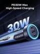 Автомобільний зарядний пристрій UGREEN 3-Port Car Charger Adapter PD 30 W USB C Fast Charging (EC307) - зображення 3