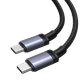 Кабель зарядний Ugreen USB Type-C to Type-C PD 240W Fast Charging з E-Marker 1 м Grey (L532) - зображення 1