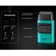 Електробритва VGR V-307 GREEN шейвер, подвійне лезо, 2000mAh, 9000 RPM - изображение 3