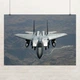 Постер Истребитель F-15 Eagle, военная авиация, A3 30×42 см (id6646) - изображение 1
