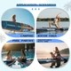 Надувна SUP дошка для плавання 335 см DBSEA синя - изображение 3